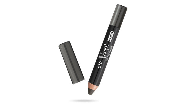 Pupa Milano - Vamp! Ready-To-Shadow Jumbo Eyeshadow Pencil Fast Application - Smoky Black - My Store