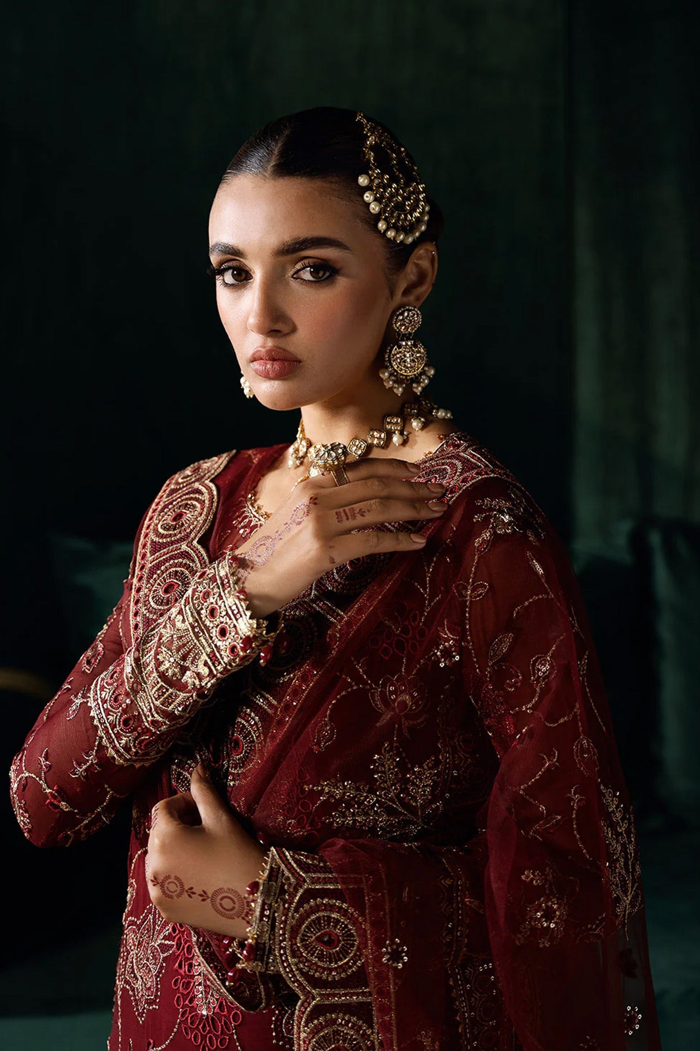 Dastak by Ramsha Unstitched 3 Piece Luxury Chiffon Vol-02 Collection'2025-Q-203