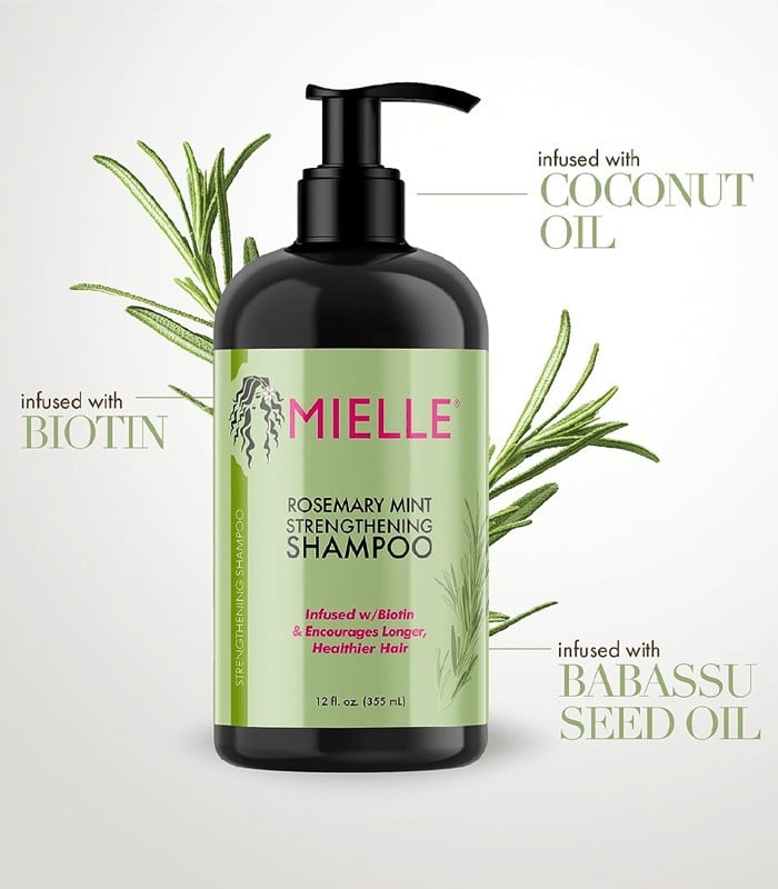 Mielle Organics Rosemary Mint Strengthening Shampoo 355Ml