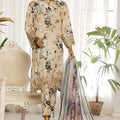 Majestic By HZ Stitched 3 Piece Festive Emb Silk Collection'2025-RTE-010