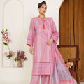 Threads & Weaves Blush Pink Embroidered Lawn 3-Piece Pret Suit