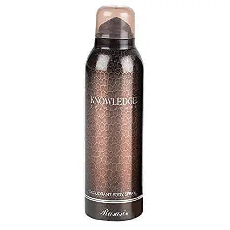 Rasasi Knowledge Deodorant Body Spray 200Ml - My Store