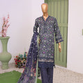 Mummy & Me By Suntex Stitched 3 Piece Emb Chikankari Lawn Suit-OS-2637