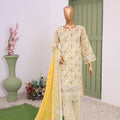 Mummy & Me By Suntex Stitched 3 Piece Emb Chikankari Lawn Suit-OS-2639