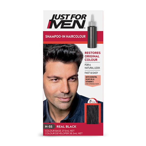 Just For Men - Shampoo-In Haircolour - Real Black - My Store