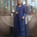 Baad-E-Naubahaar By Kaanthaa Unstitched 3 Piece Summer Suit-Morni Unstitched Embroidered Suit (3-Piece)