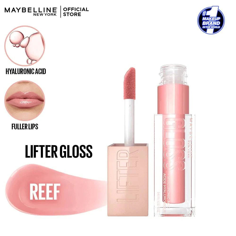 Maybelline New York Lifter Gloss Hydrating Lip Gloss 006 Reef - My Store