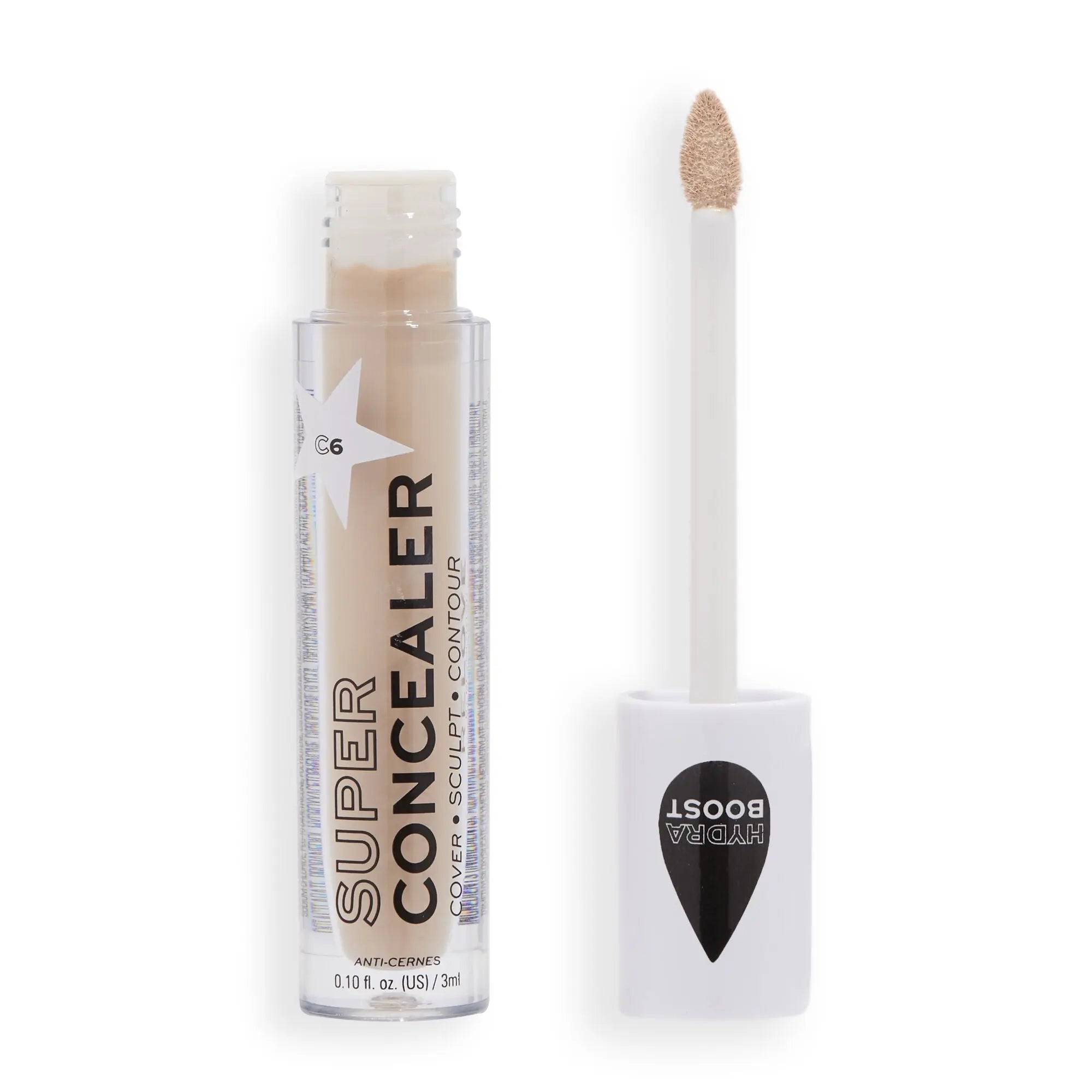 Relove By Revolution Super Concealer Radiant Matte C6 3ml - My Store