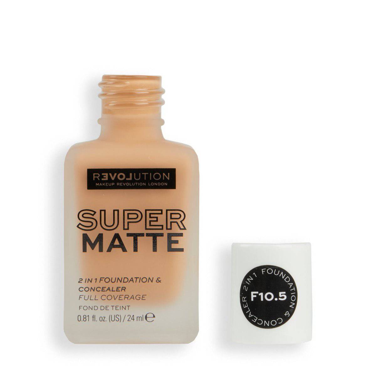 Relove By Revolution Supermatte Foundation F10.5 24ml - My Store