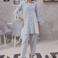 Ochre Clothing Cotton Yarn Women's 2 Pc Suit