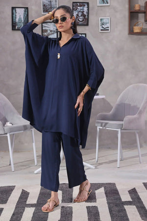 Ochre Clothing Women's Casual -Dobby Cotton 2 Pc Suit-SOWC-11B