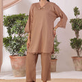 Ochre Clothing Cotton Jacquard Women's 2 Pc Suit