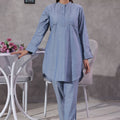 Ochre Clothing Chambray Cotton Women's 2 Pc Suit