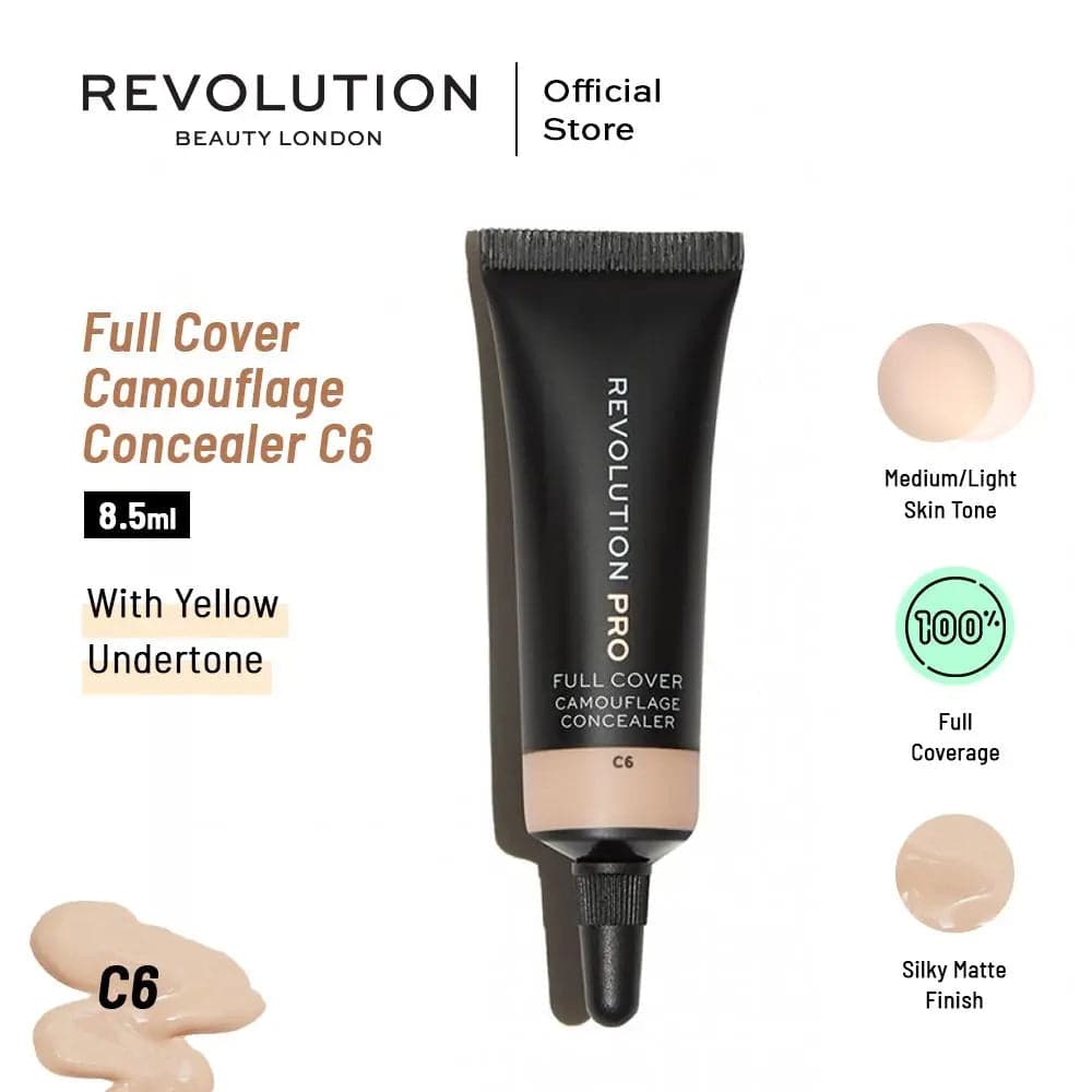 Revolution Pro Full Cover Camouflage Concealer - C6 8.5ml - My Store