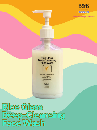 B&B Derma - Rice Glass Deep-Cleansing Face Wash Teens