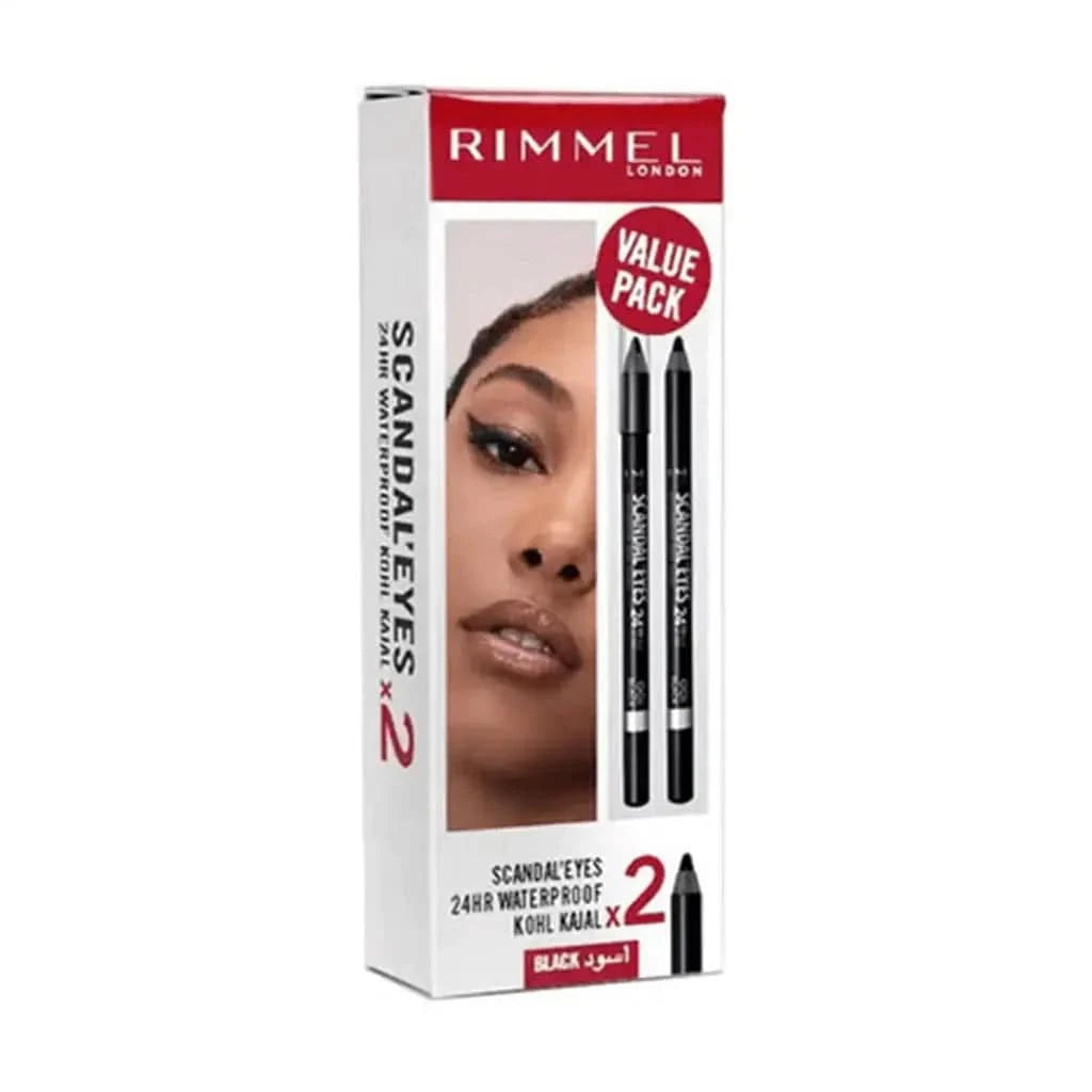 Rimmel London Scandaleyes Waterproof Kohl Dual Pack - My Store