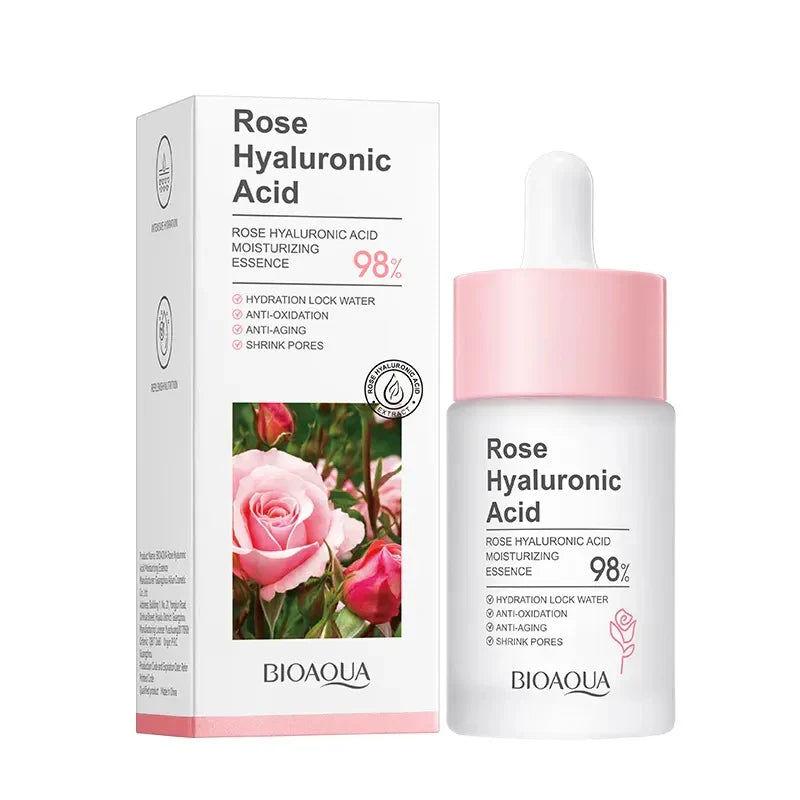 Bioaqua Rose Hyaluronic Acid Face Serum  30Ml