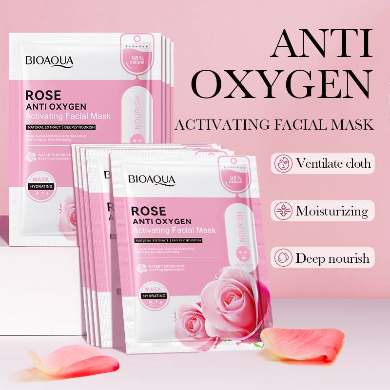 Bioaqua - Rose Anti Oxygen Activating Facial Mask 30G