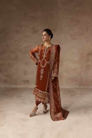 Eblouir By Imran Ramzan Unstitched 3 Piece Luxury Formals Collection'2025-Rouge Envoûtant