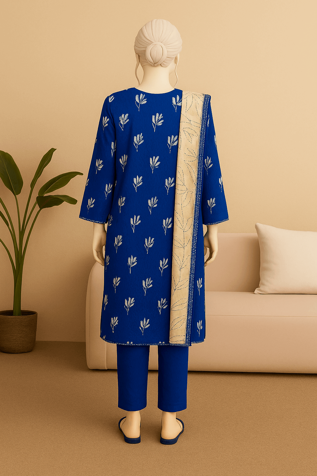 Almeerah Unstitched 3 Piece Luxe Summer Collection'2025-Royal Sapphire Dream