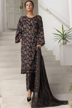 Rozaana by Hz Stitched 3 Piece Cambric Collection'2025-CAP-3P-810