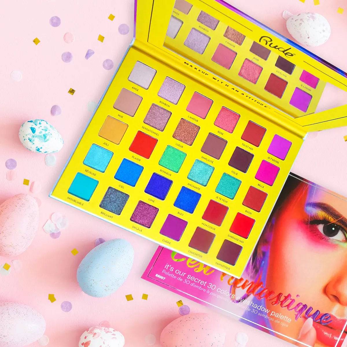 Rude Cosmetics - C'est Fantastique 30 Eyeshadow Palette - My Store