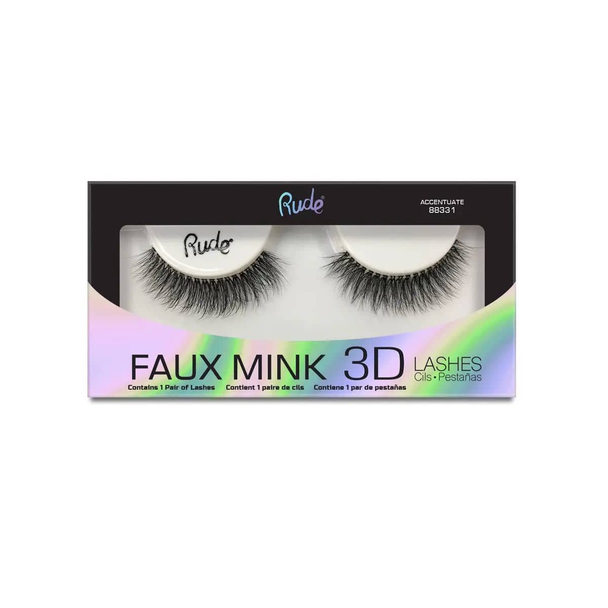 Rude Cosmetics - Faux Mink 3D Lashes - My Store