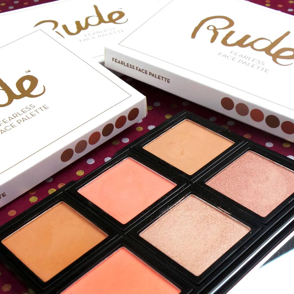 Rude Cosmetics - Fearless Face Palette - My Store