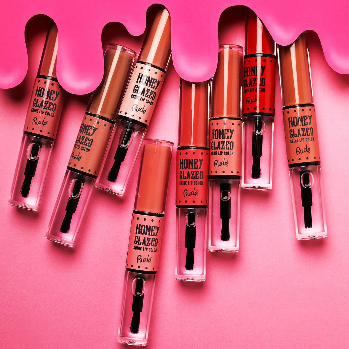 Rude Cosmetics - Honey Glazed Shine Lip Color - My Store