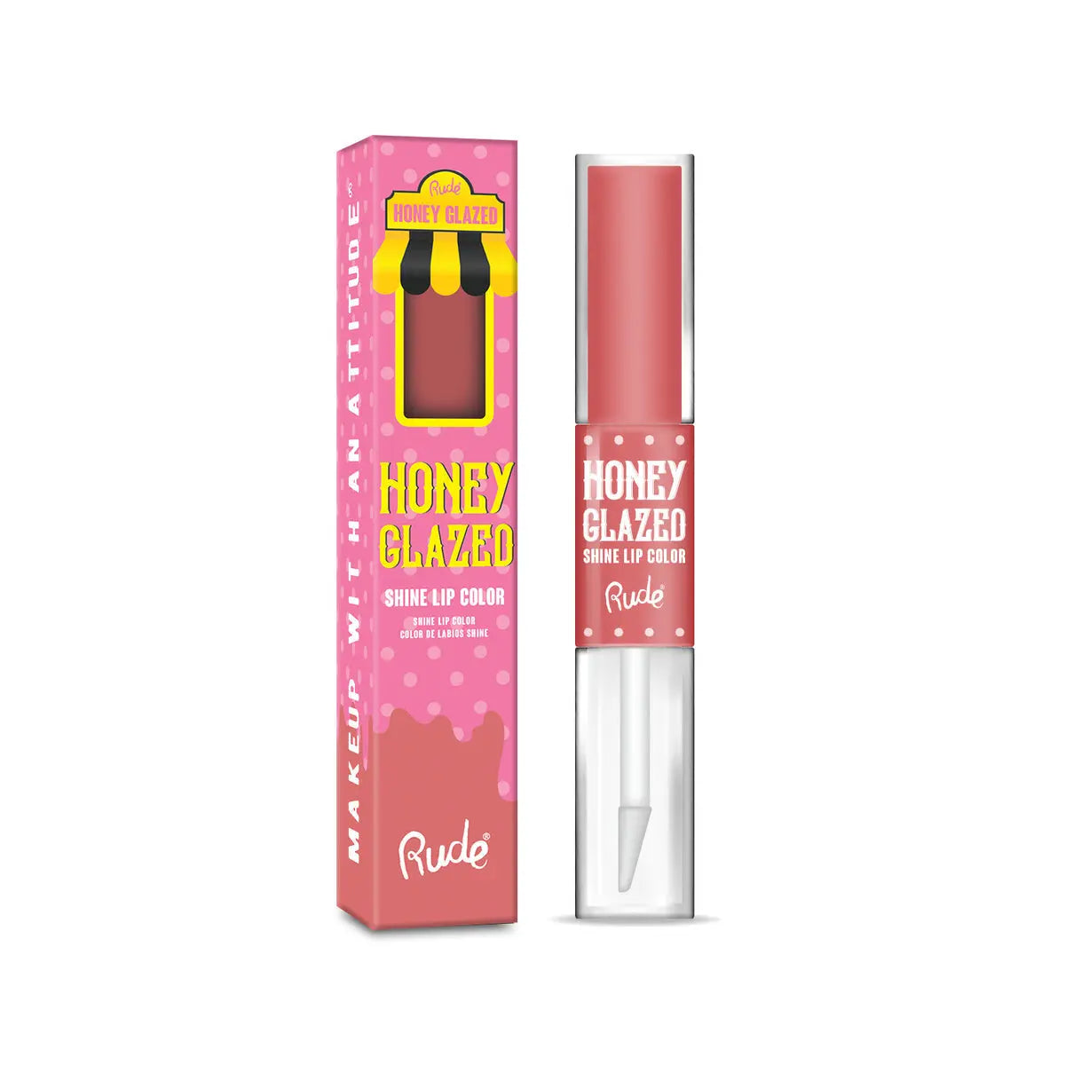 Rude Cosmetics - Honey Glazed Shine Lip Color - My Store