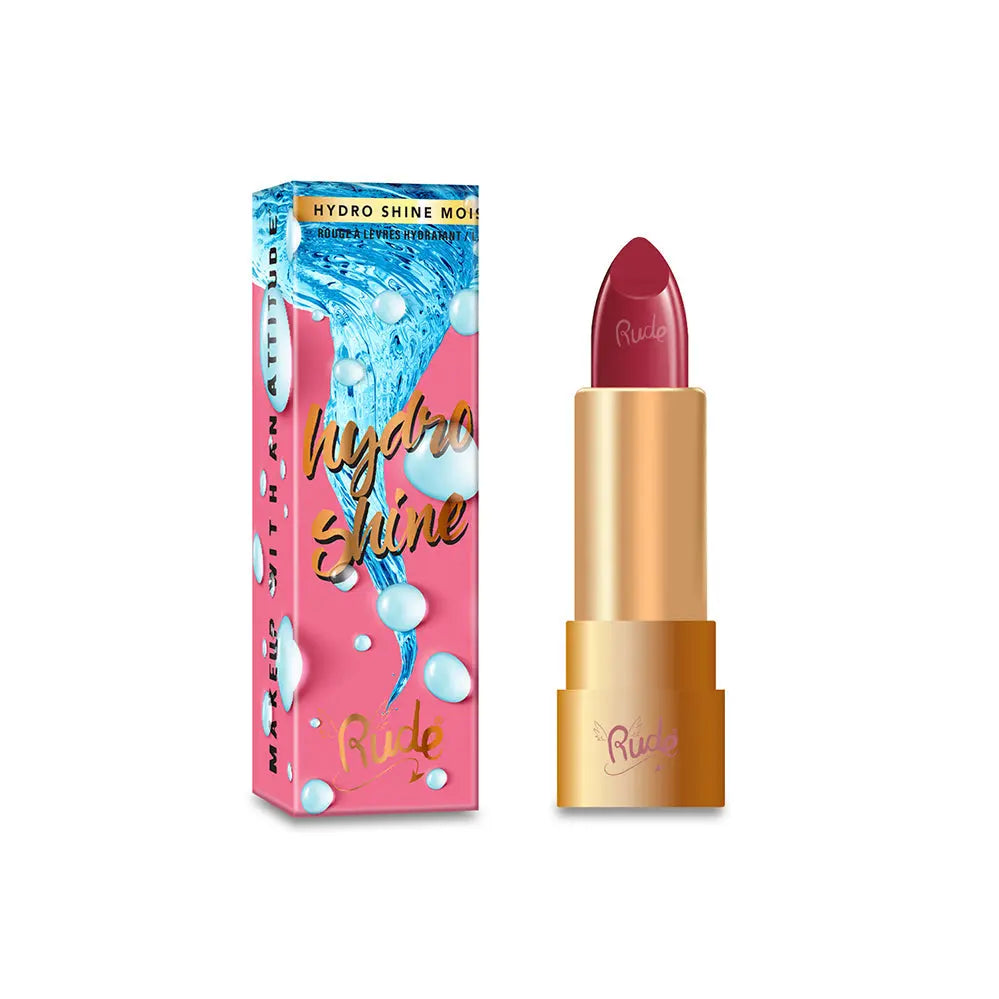 Rude Cosmetics - Hydro Shine Moisturizing Lipstick - My Store