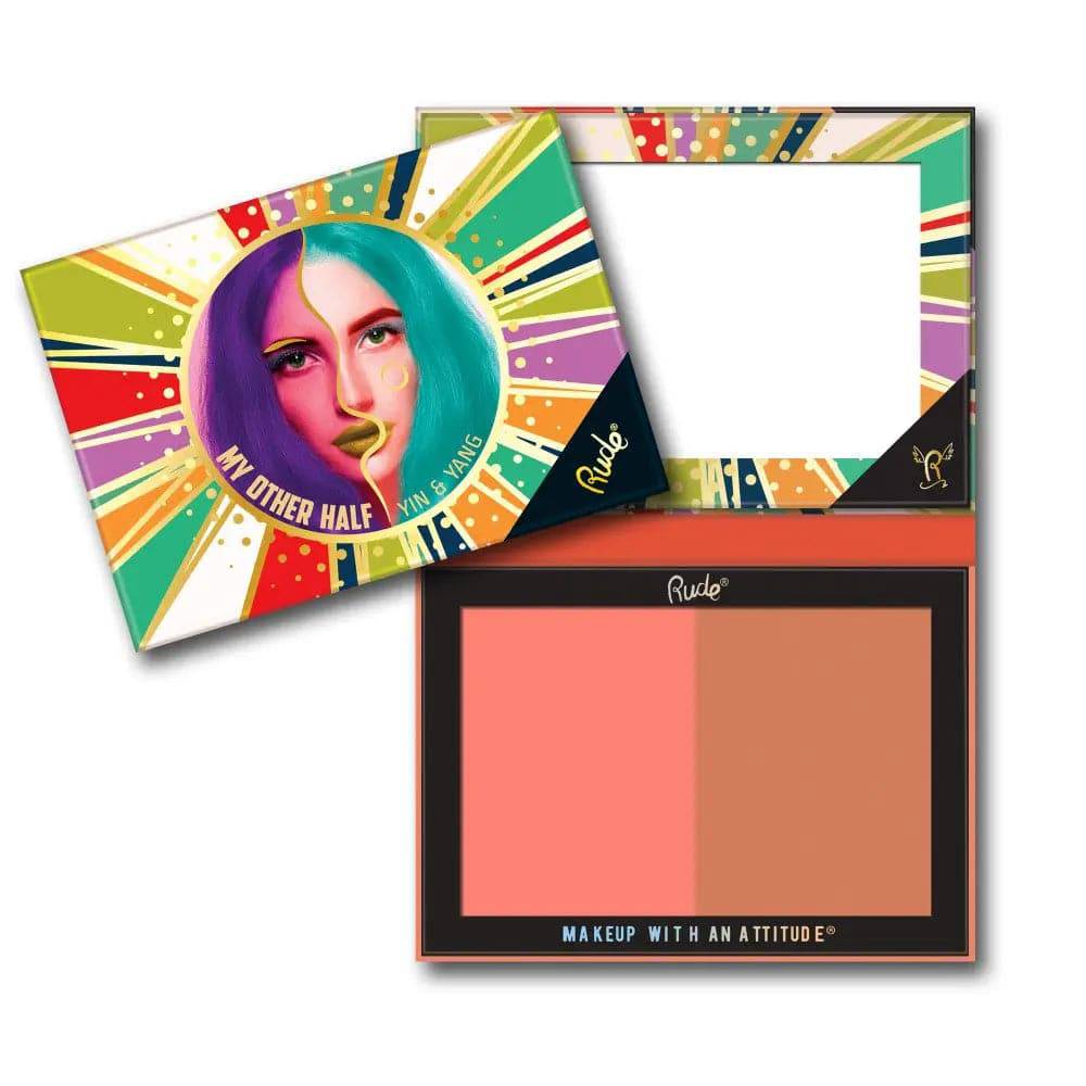 Rude Cosmetics - My Other Half Duo Shade Face Palette - My Store