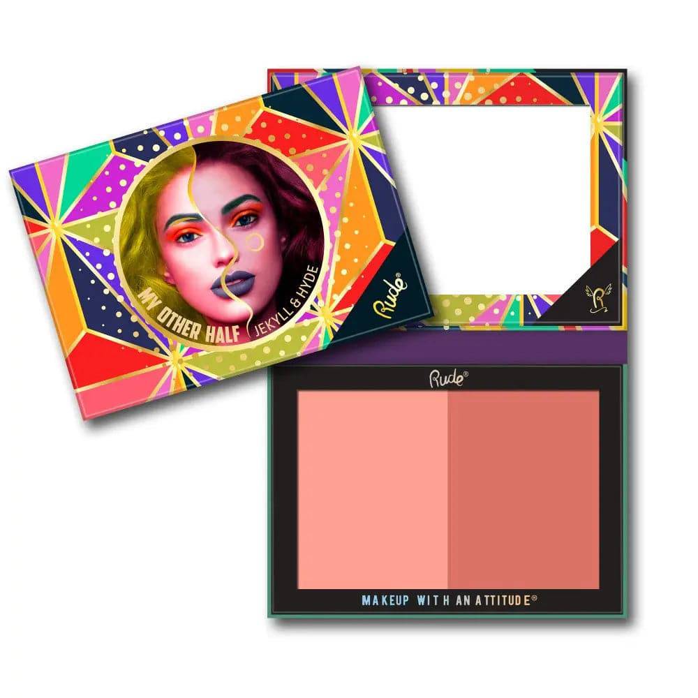 Rude Cosmetics - My Other Half Duo Shade Face Palette - My Store