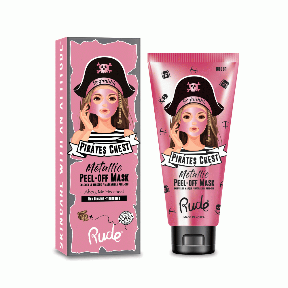 Rude Cosmetics - Pirates Chest Metallic Peel-off Mask - My Store