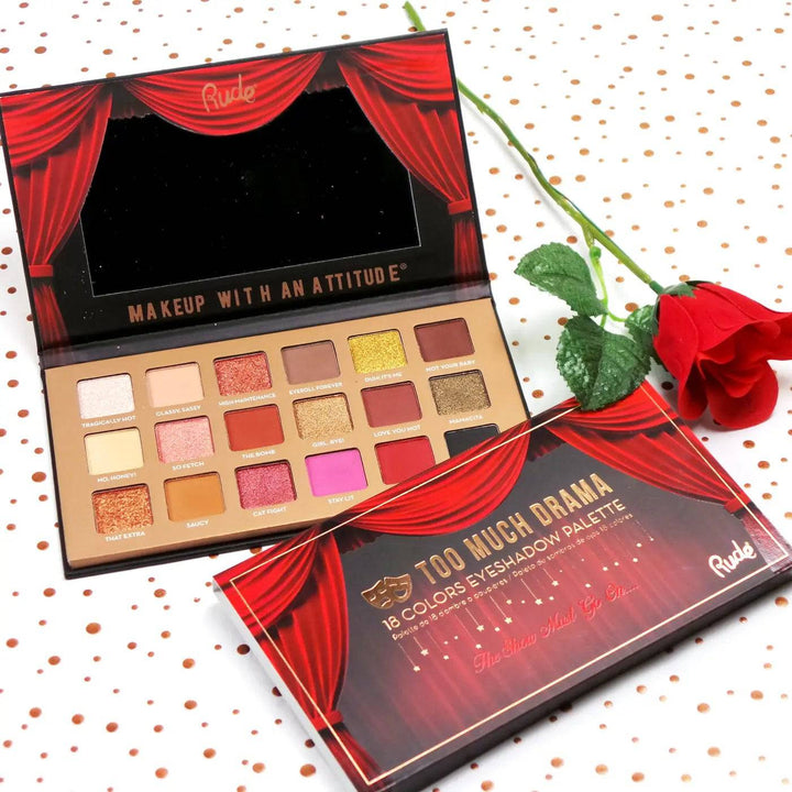 Rude Cosmetics - Too Much Drama18 Eyeshadow Palette - My Store