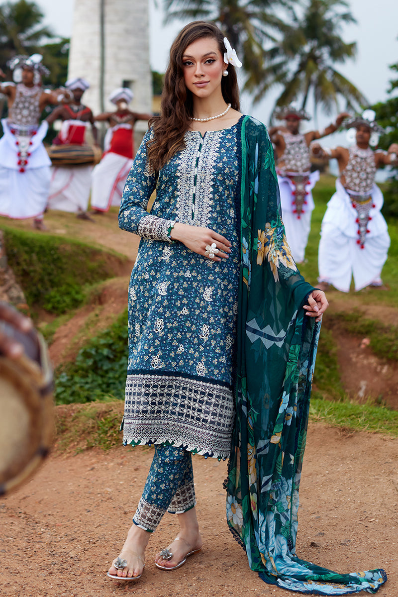 Saffira By Gulaal Unstitched 3 Piece Luxury Lawn Collection'2025-Chloe