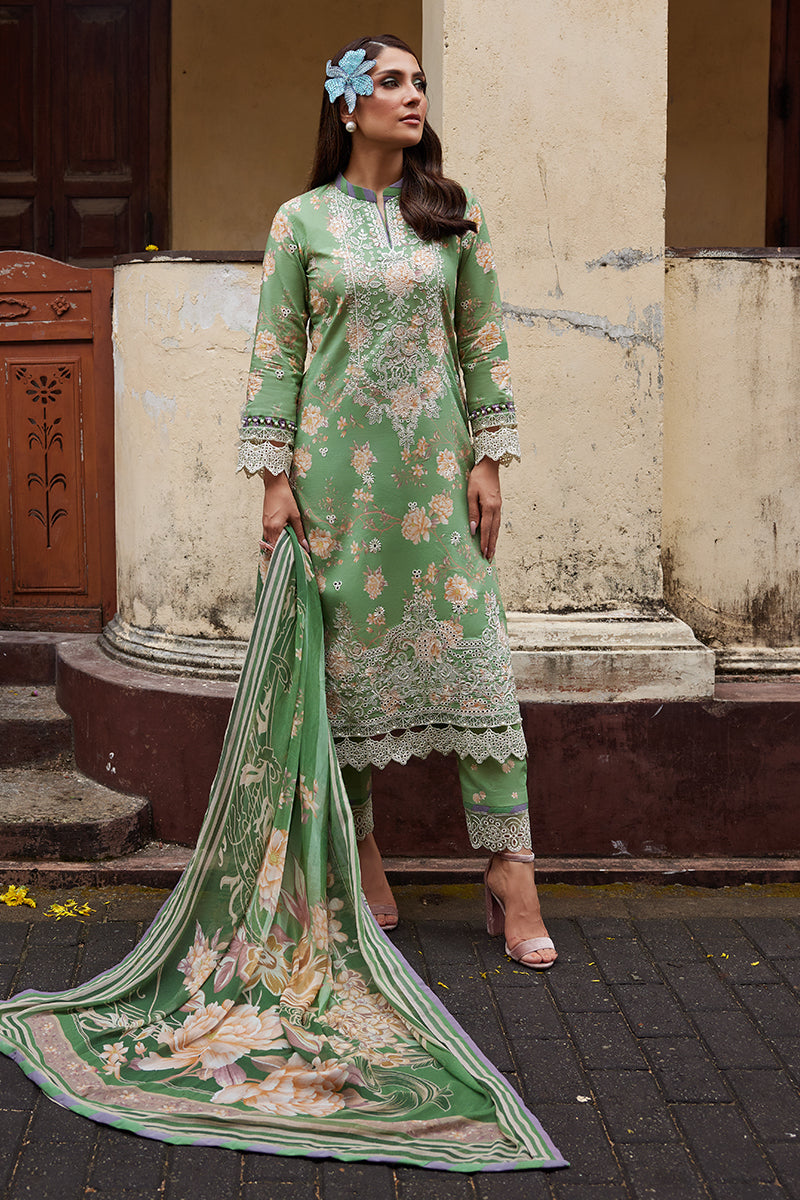 Saffira By Gulaal Unstitched 3 Piece Luxury Lawn Collection'2025-Nora