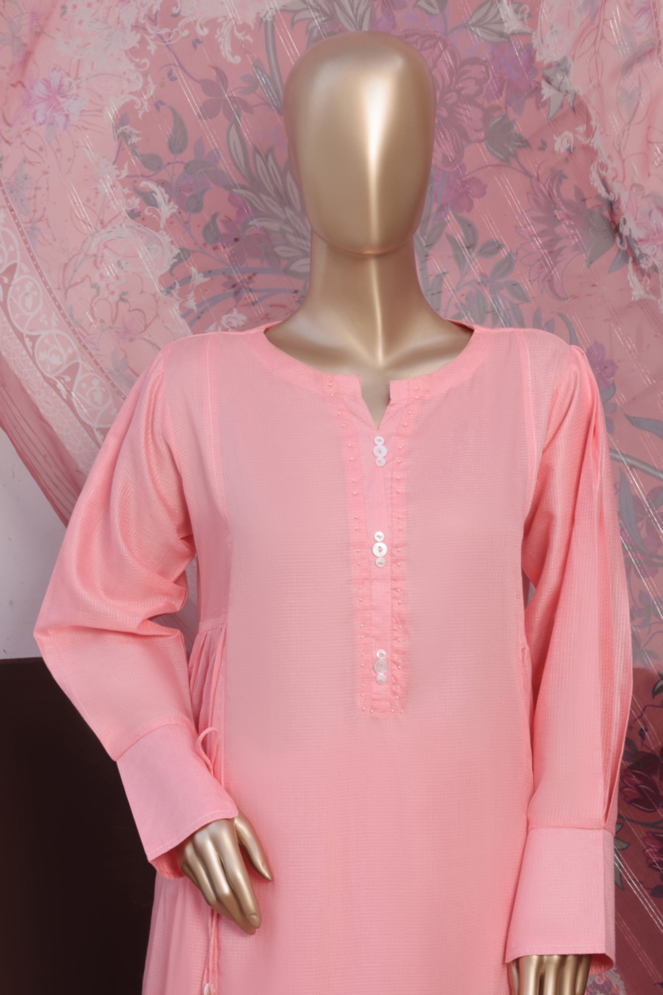 Daily Drop By Hz Stitched 3 Piece Solids Twinset Collection'2025-SDJ-3P-S05