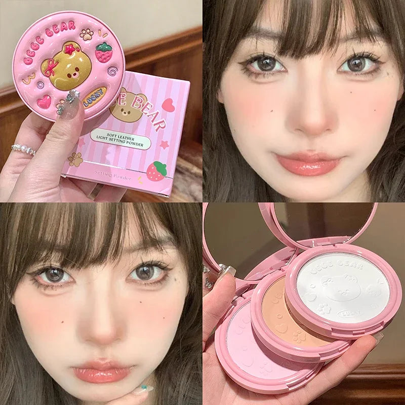 Gege Bear Soft Leather Light Face Powder