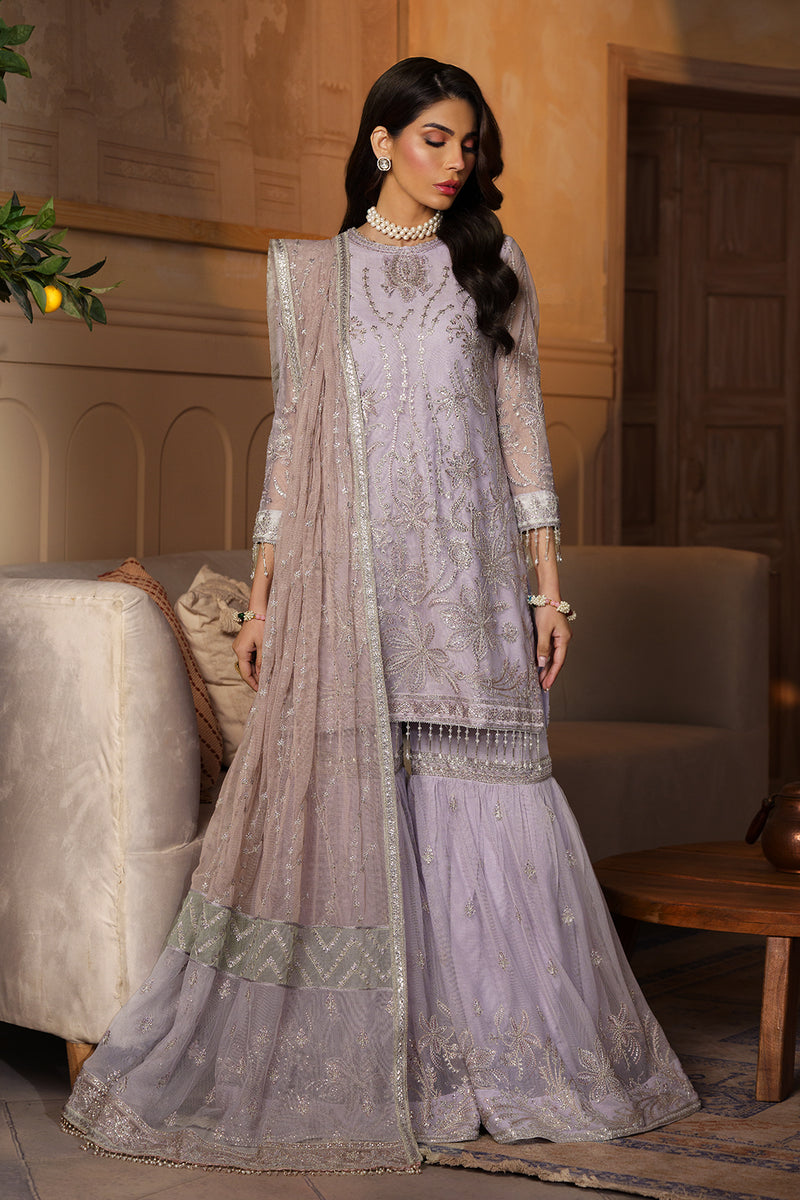 Nauroz By Zarif Unstitched 3 Piece Festive Formals Suit-ZFN 07 MEHER