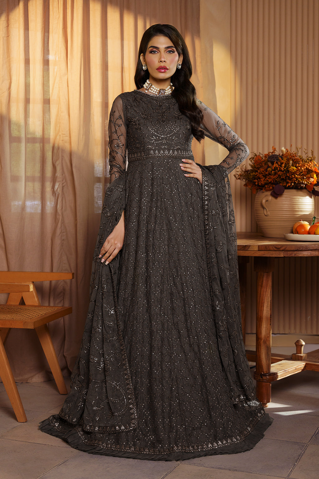 Nauroz By Zarif Unstitched 3 Piece Festive Formals Suit-ZFN-06 DAREEN