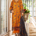 Sada Bahar Stitched 3 Piece Festive Emb Lawn Vol-01 Collection'2025-D-5288-Golden