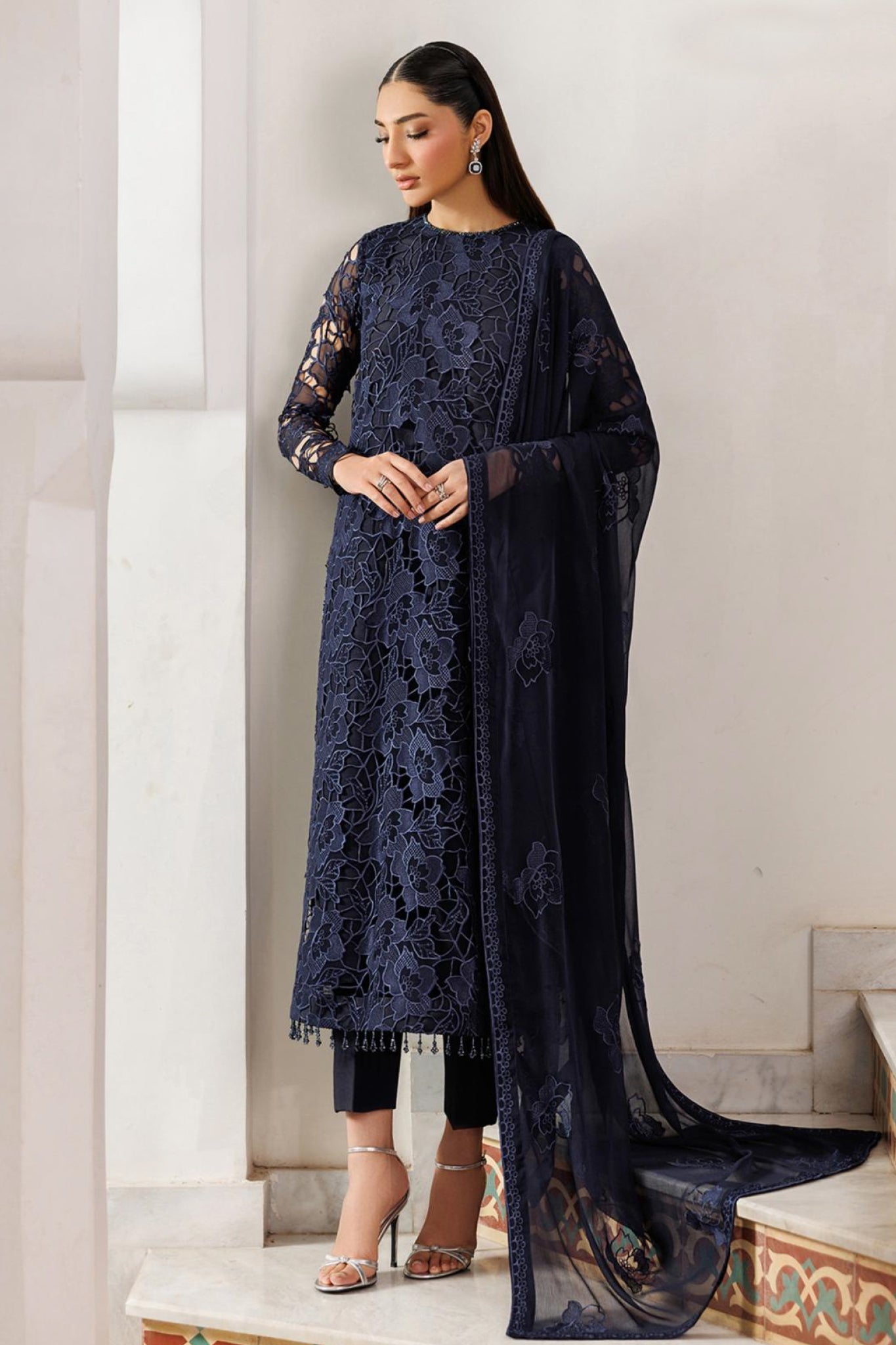 Nourah By Zarif Unstitched 3 Piece Formals Suit-ZF-ZQH-SARAYA-02