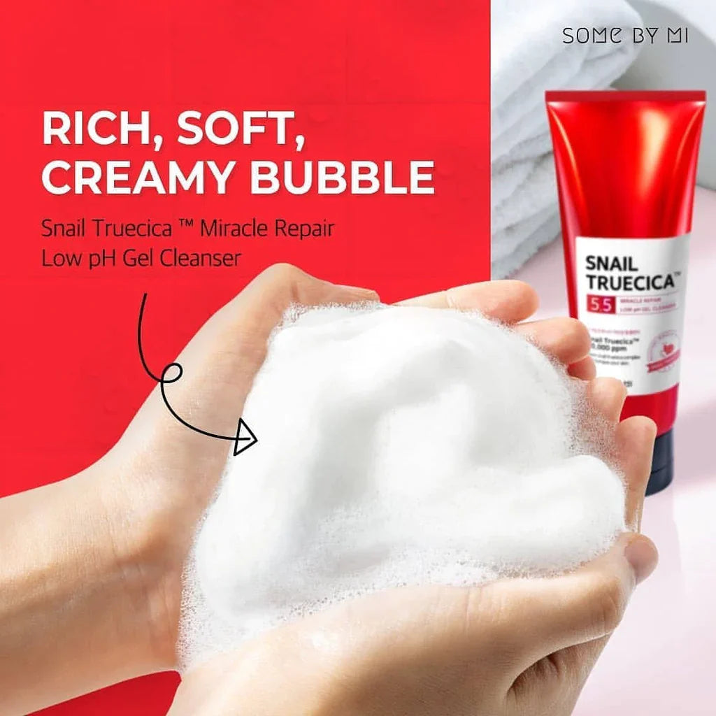 Some By Mi Snail Truecica Miracle Repair Low pH Gel Cleanser/100ml