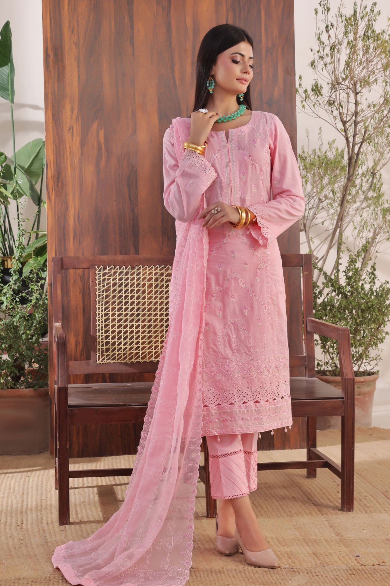 Anaya By Soghat Unstitched 3 Piece Emb Chikankari Collection'2025-SEC-03