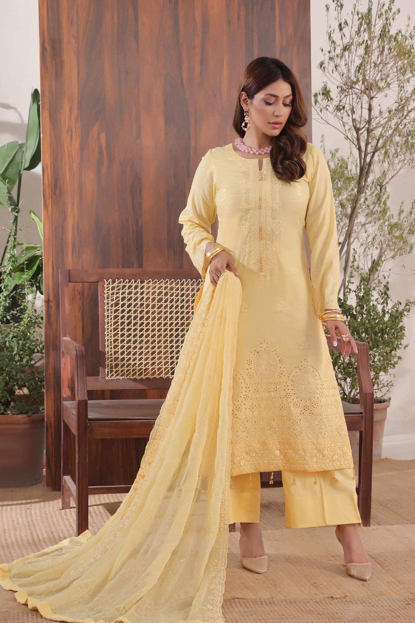 Anaya By Soghat Unstitched 3 Piece Emb Chikankari Collection'2025-SEC-04