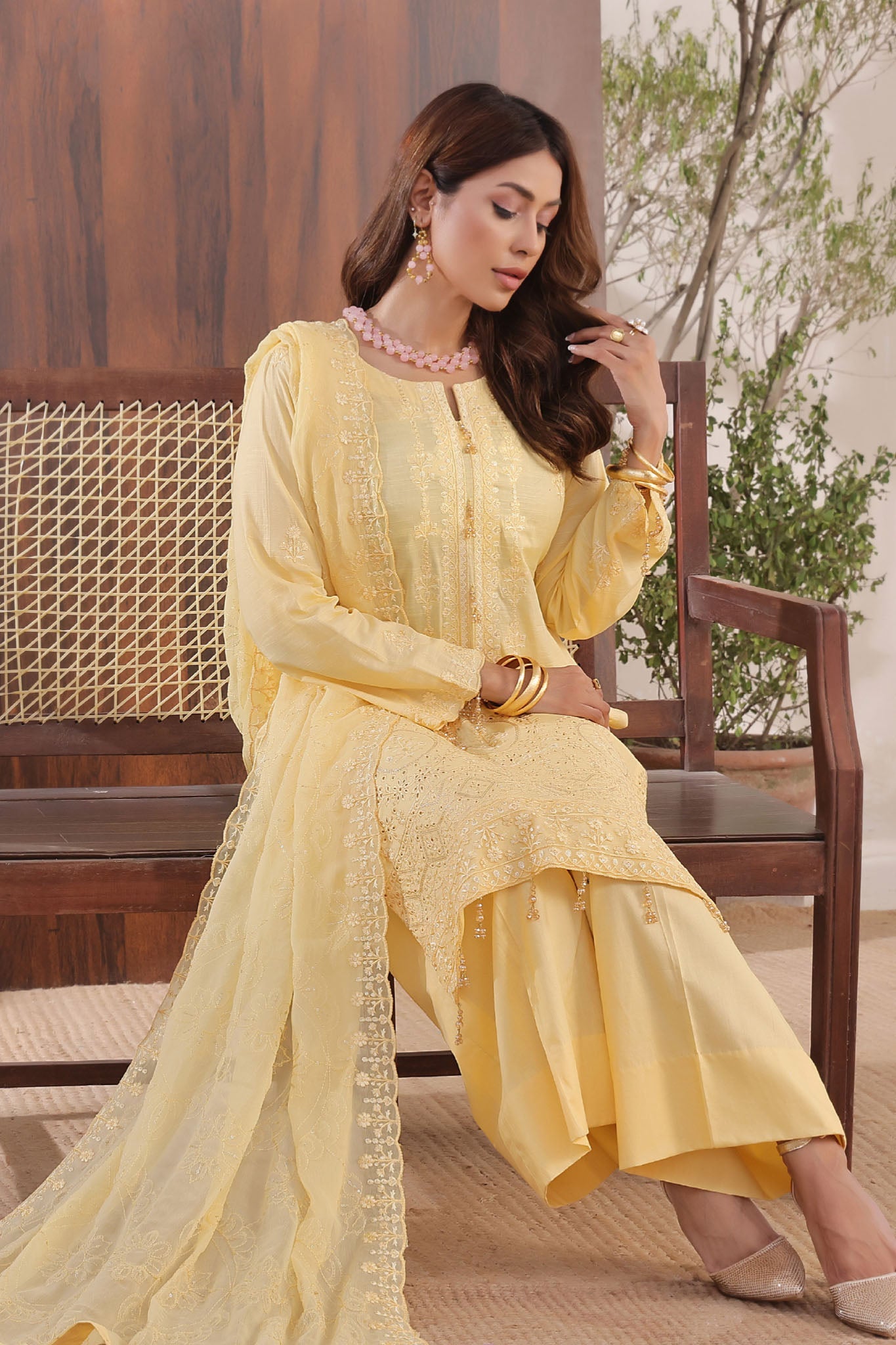 Anaya By Soghat Unstitched 3 Piece Emb Chikankari Collection'2025-SEC-04