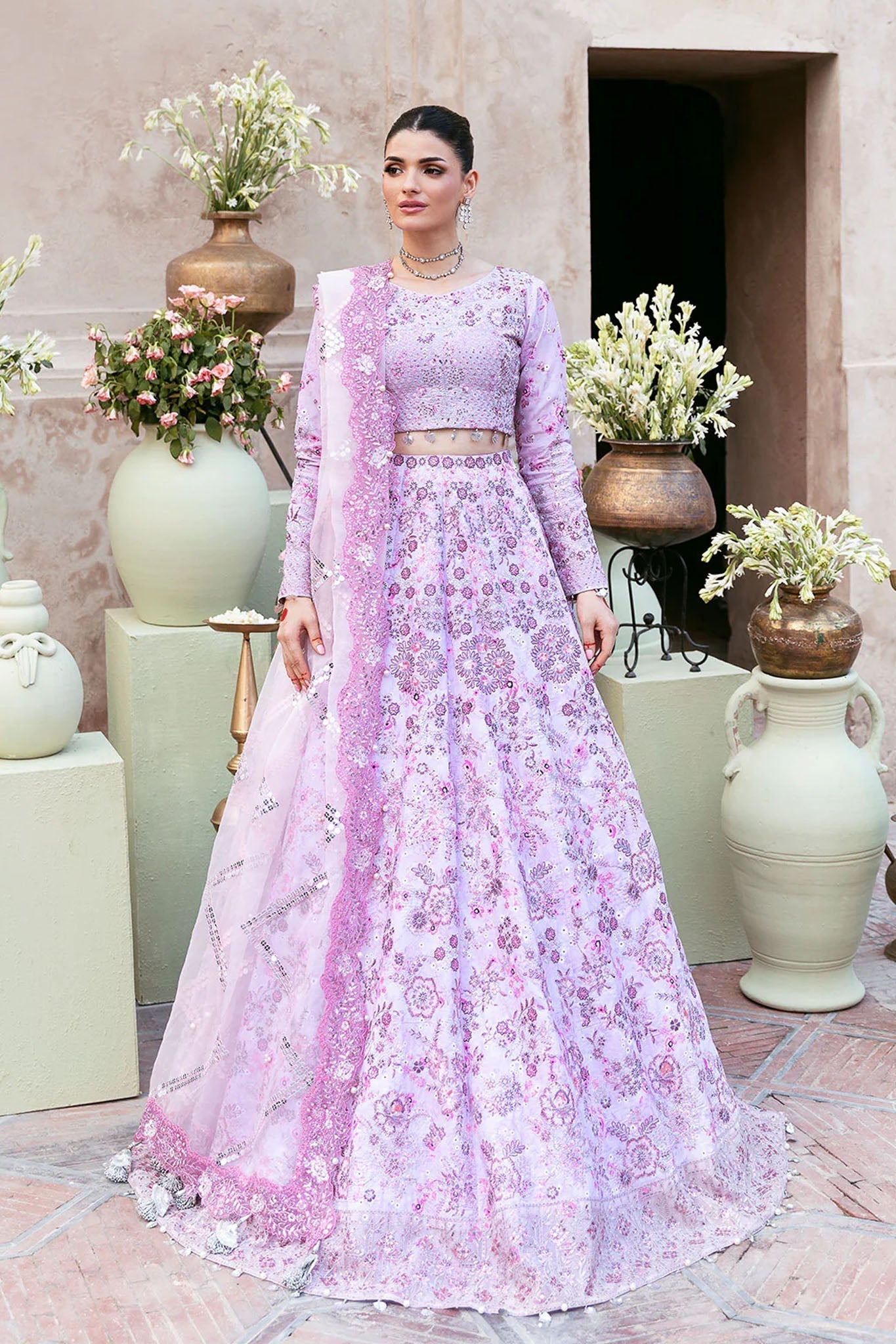 Mehfil Shagna by Ramsha Unstitched 3 Piece Festive Formals Collection'2025-SF-10-Pankh