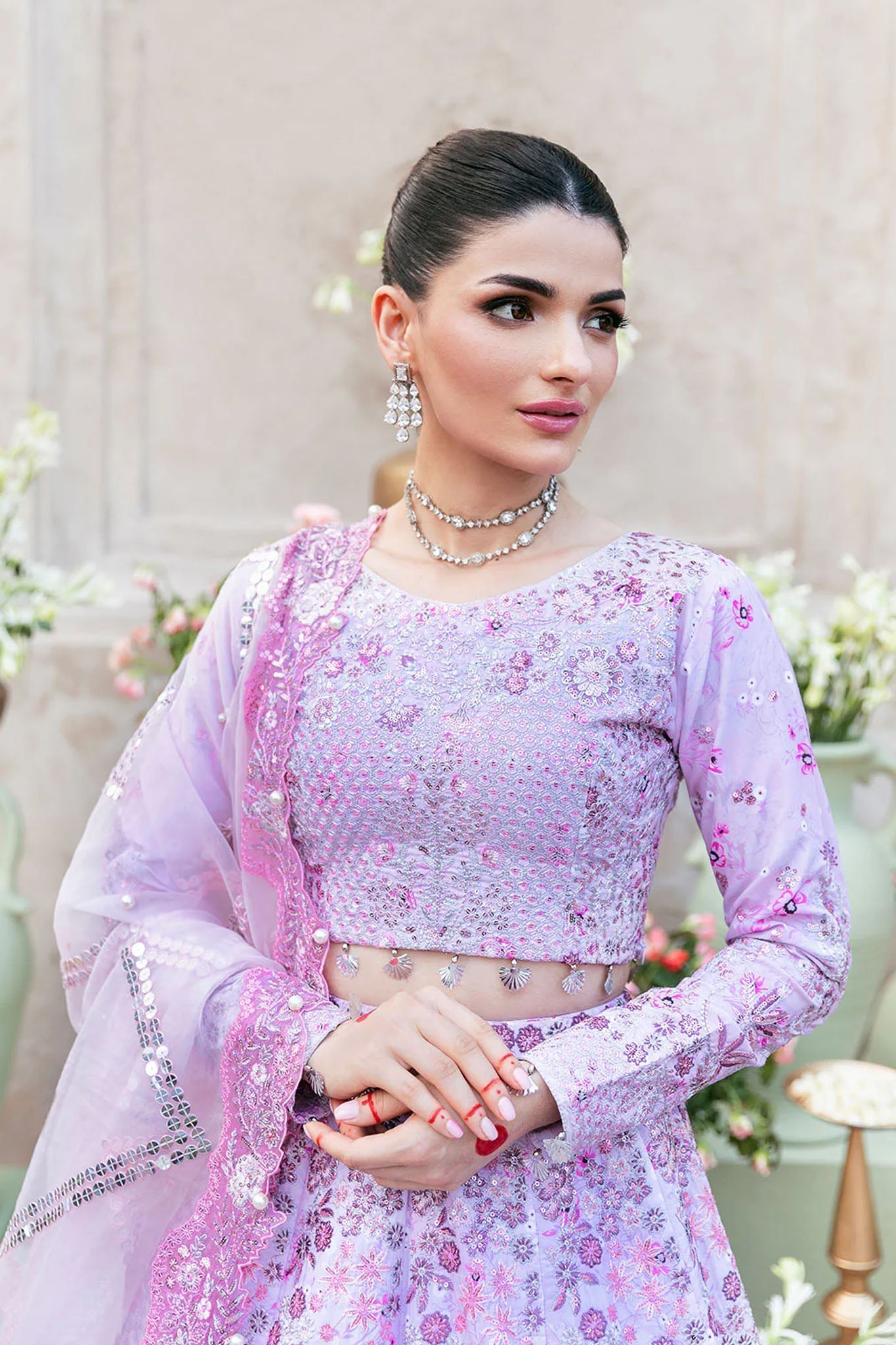 Mehfil Shagna by Ramsha Unstitched 3 Piece Festive Formals Collection'2025-SF-10-Pankh