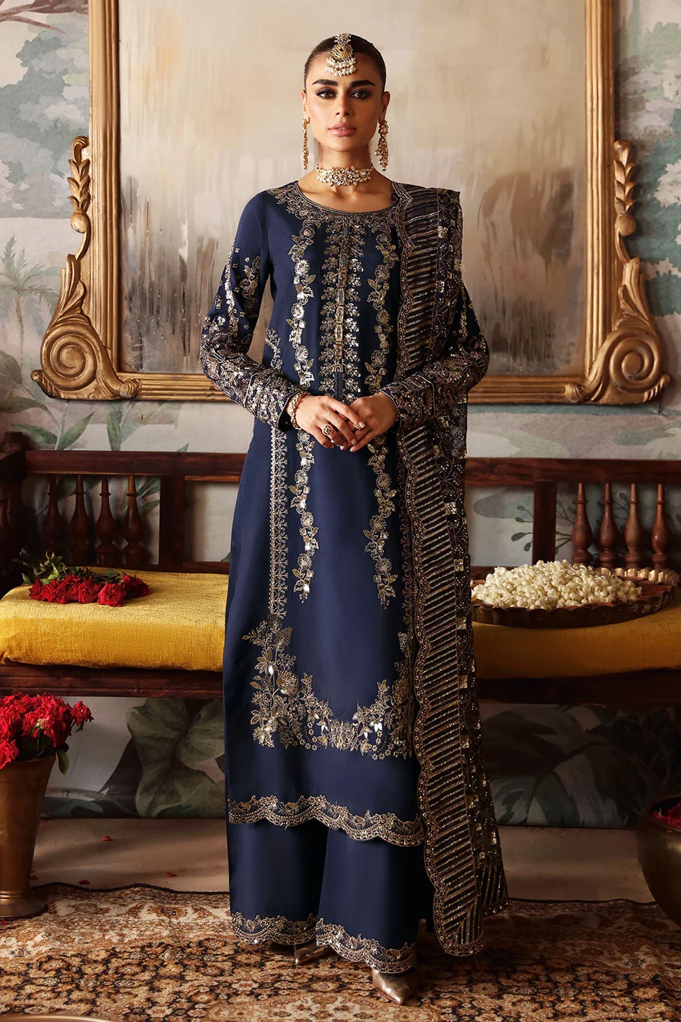 Shagna by Ramsha Unstitched 3 Piece Premium Raw Silk Collection'2025-S-01-Naghma